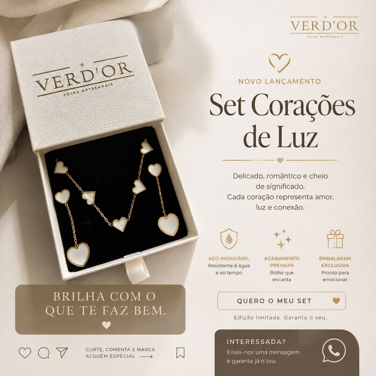 Set Corações de Luz